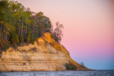The "Horsehead Cliffs" at Westmoreland State Park