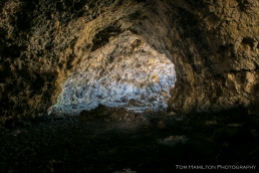 Lava tube in Craters of the Moon National Monument